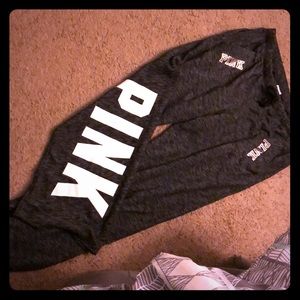 Pink boyfriend sweat pants